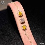 دستبند 2 عقیق D06A05 - تصویر 5