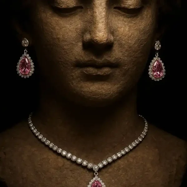 نیم-ست-سیلور-صورتی