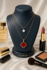 گردنبند-دولاین-ونکلیف-طلایی