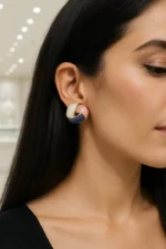 گوشواره-میناکاری-رنگی-استیل