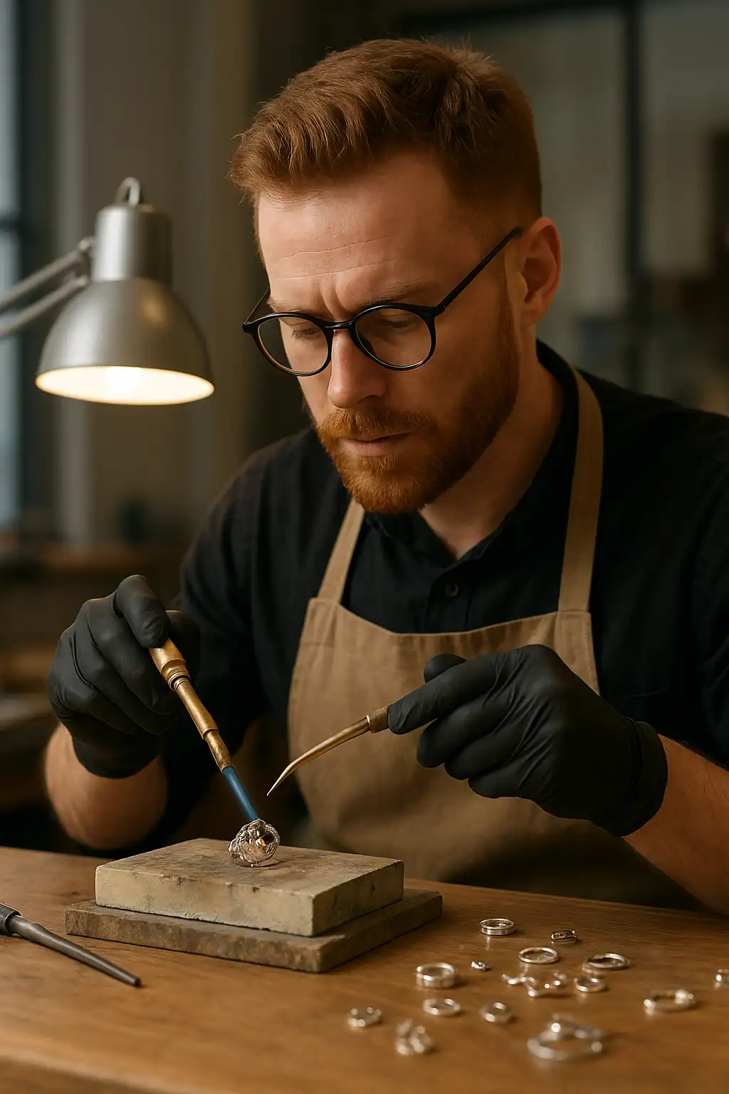 جوشکاری-نقره-زیورآلات