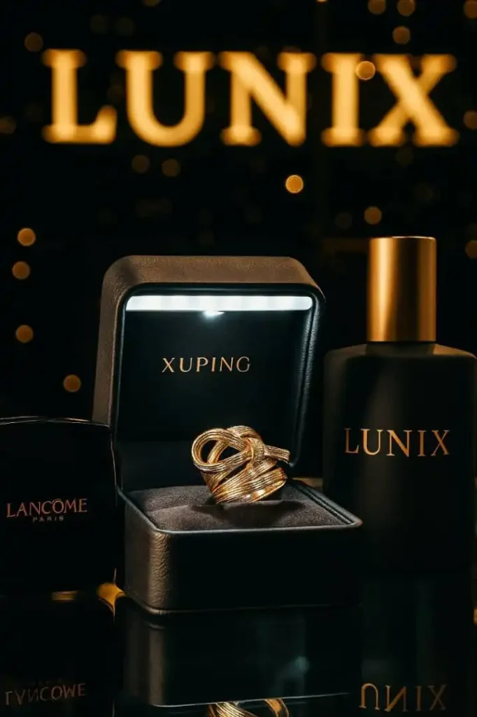 انگشتر-استیل-طلایی-ژوپینگ-جدید