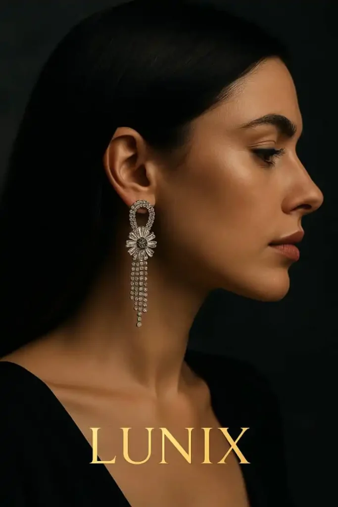 گوشواره-مجلسی-فول-نگین