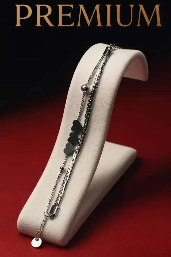 دستبند-سیلور-قلبی